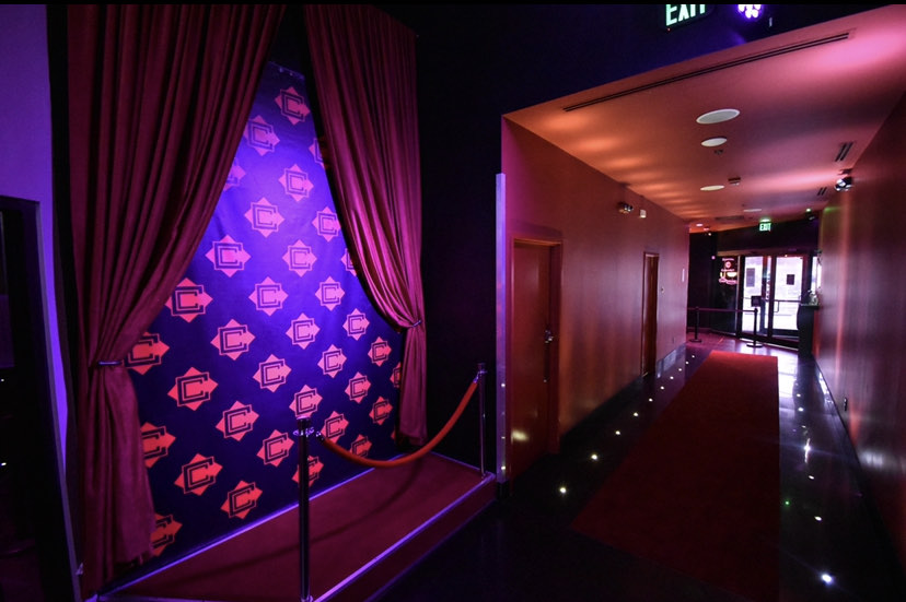 Entrance to Capital Cabaret at 6713 Mt Herman Rd, Morrisville NC
